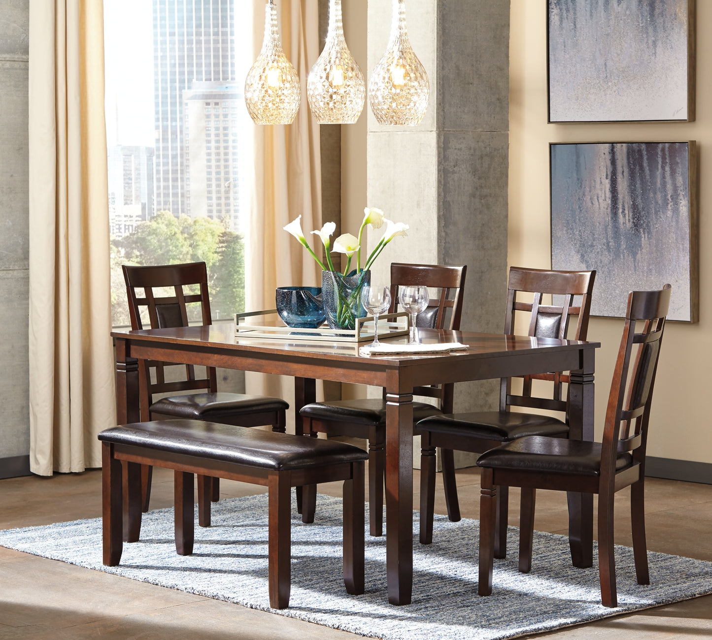 Bennox Dining Room Table Set (6/CN)