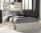 Cambeck  Panel Bed With 2 Storage Drawers