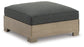 Citrine Park Ottoman with Cushion