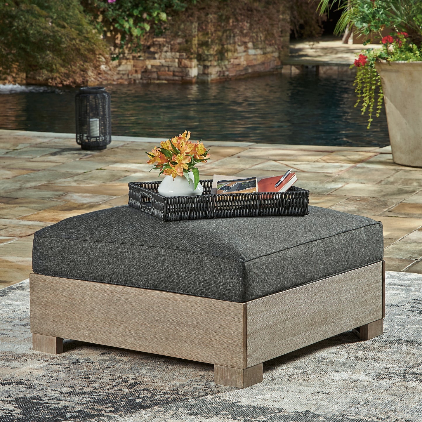 Citrine Park 5-Piece Outdoor Sectional with Ottoman