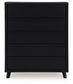 Danziar Five Drawer Wide Chest