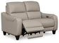 Mercomatic PWR REC Loveseat/ADJ Headrest