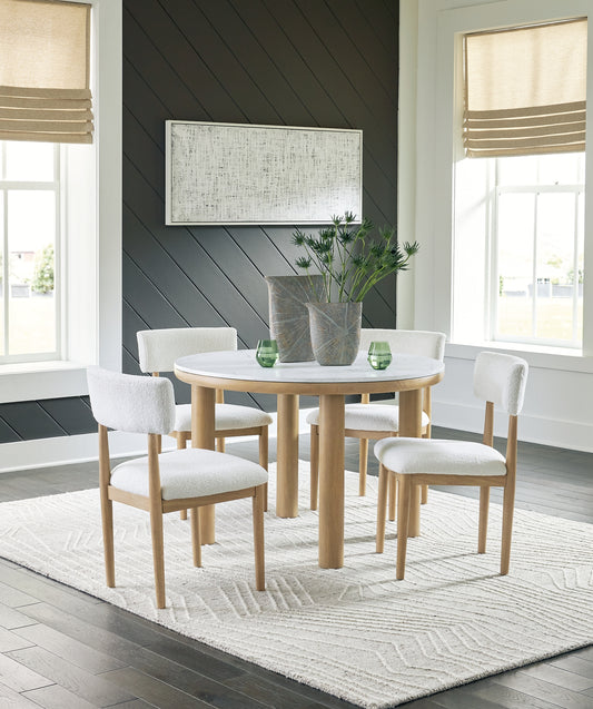 Sawdyn Dining Table and 4 Chairs