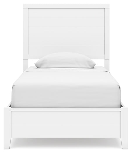 Binterglen Twin Panel Bed with Nightstand