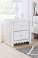 Mollviney Twin Panel Bed with Nightstand