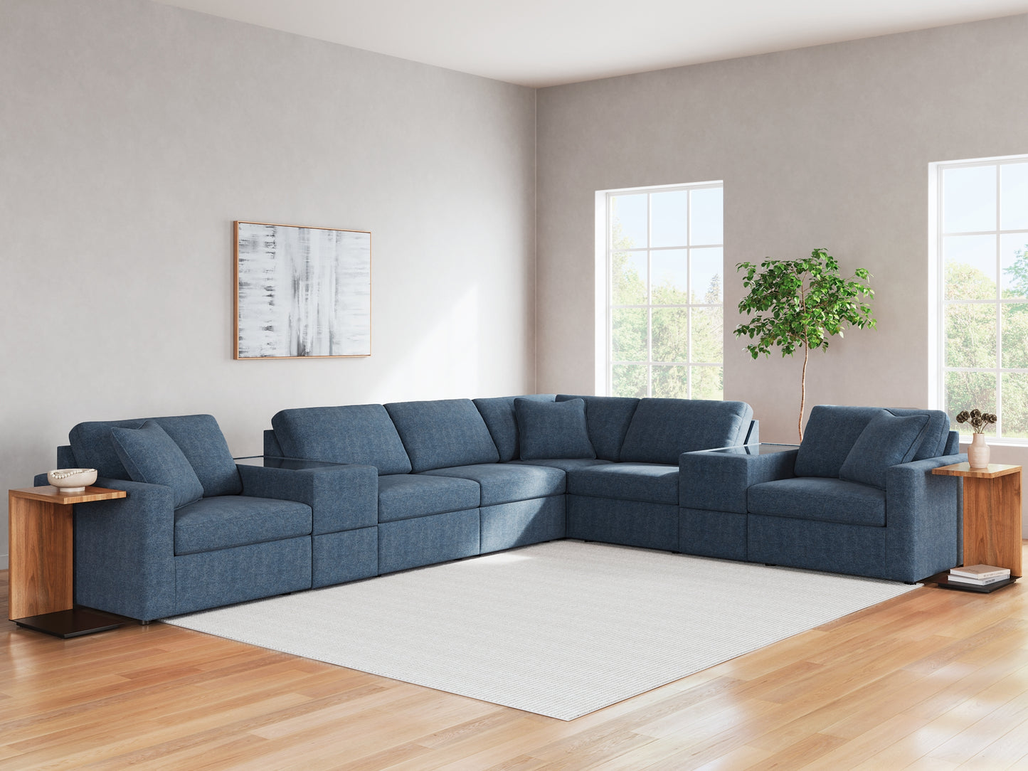 Modmax 8-Piece Sectional with Ottoman