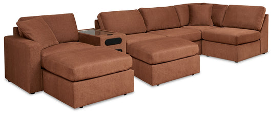 Modmax 6-Piece Sectional with Ottoman