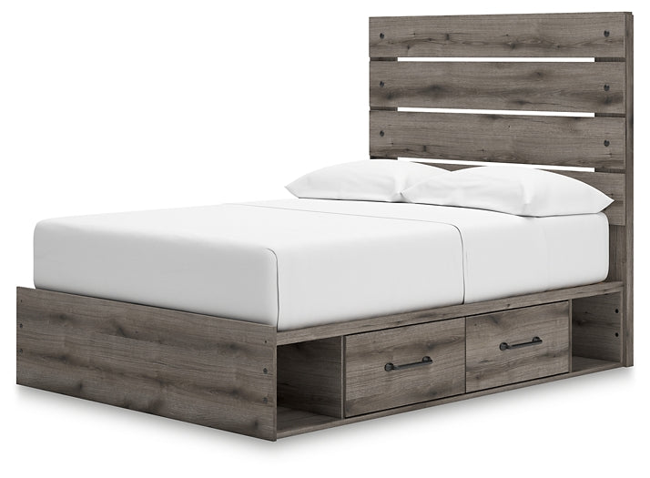 Graystorm Full Panel Bed with Storage