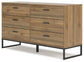 Deanlow Twin Platform Bed with Dresser and Nightstand