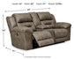 Stoneland DBL REC PWR Loveseat w/Console